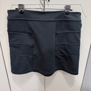 Athleta Blue Blizzard Fleece-Lined Mini Skirt